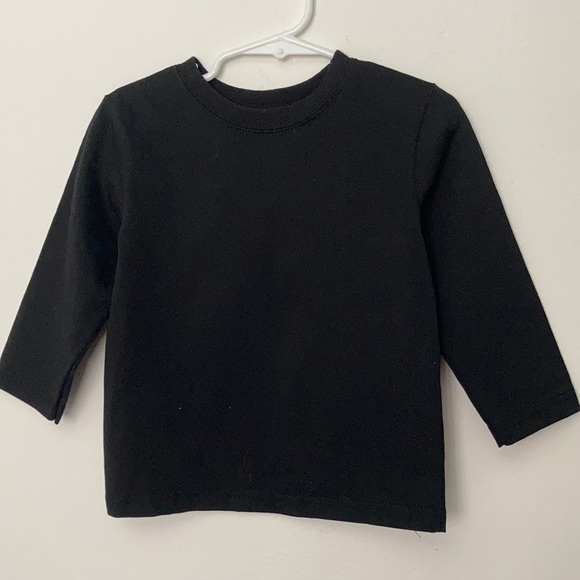 2T Black Long Sleeve Shirt - Picture 3 of 11
